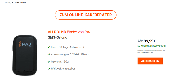 Online-Kaufberater Button