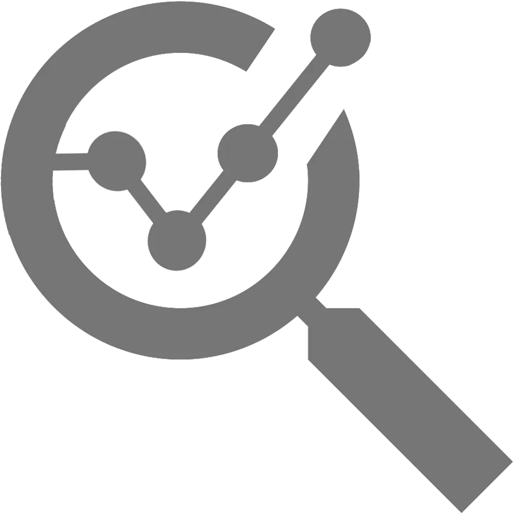 Lupe zum Vergrößern einer Streckenanzeige