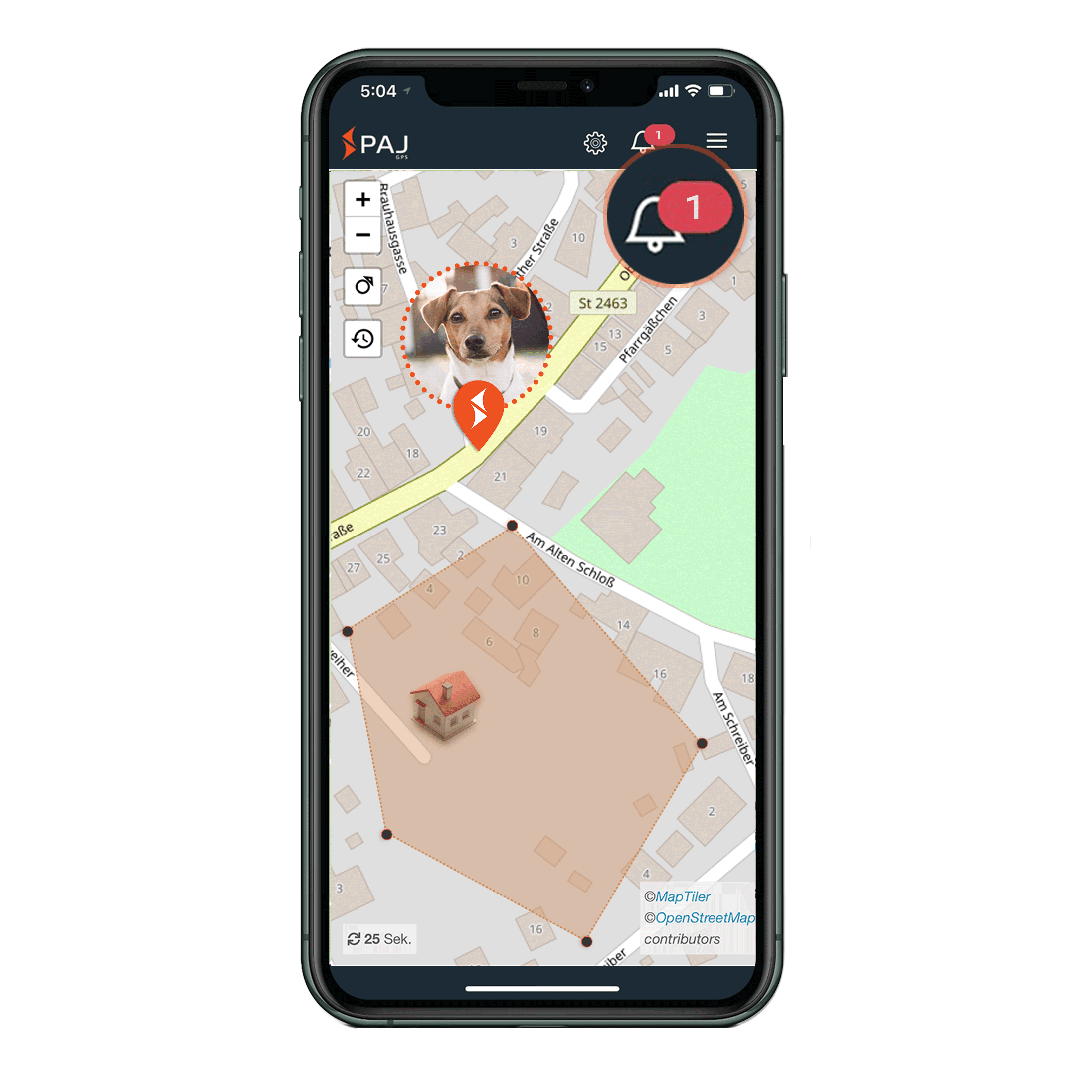 GPS Tracker Unsichtbarer Zaun