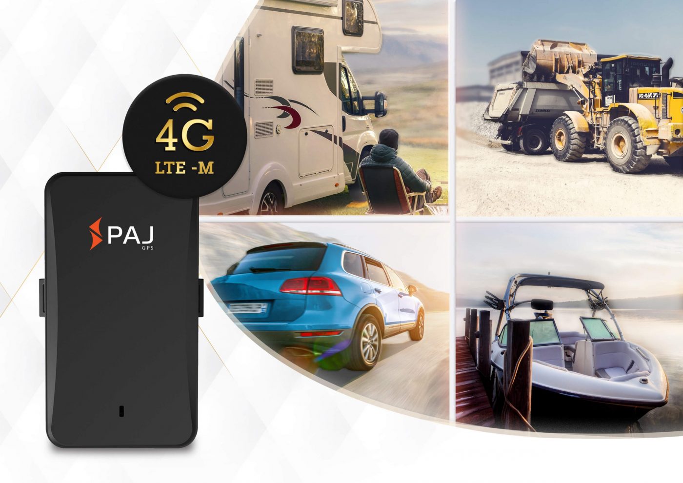 AG GPS Tracker Auto collage komplettset power finder 4g paj scaled 1 1400x990 - AG GPS Tracker Auto