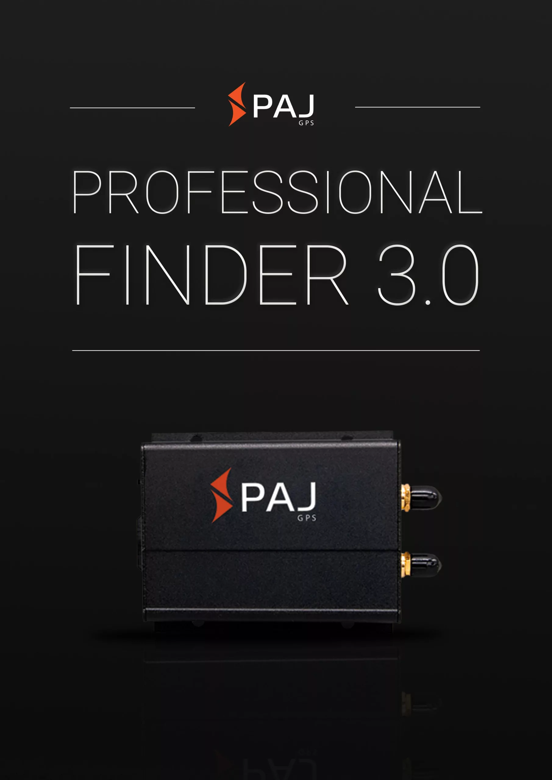 Titelbild Anleitung PROFESSIONAL Finder 3.0 GPS Tracker von PAJ