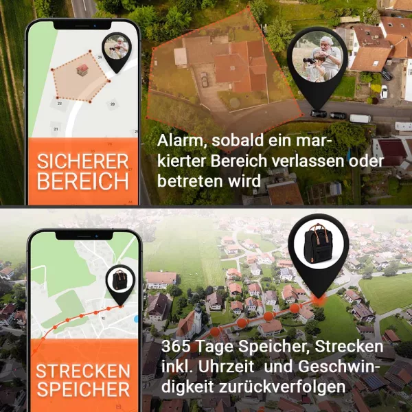 Alarme und Streckenspeicher EASY Finder 4G PAJ GPS Tracker