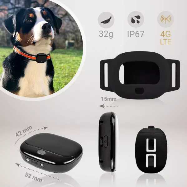 Abmessungen und Daten PAJ PET Finder 4G schwarz