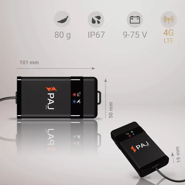 Abmessungen und Daten PAJ VEHICLE Finder 4G 2.0