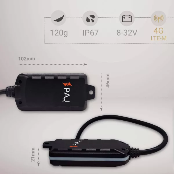 Abmessungen und Daten PAJ VEHICLE Finder 4G 2.0 (generalüberholt)