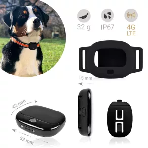 Abmessungen und Daten PET Finder 4G PAJ GPS Tracker