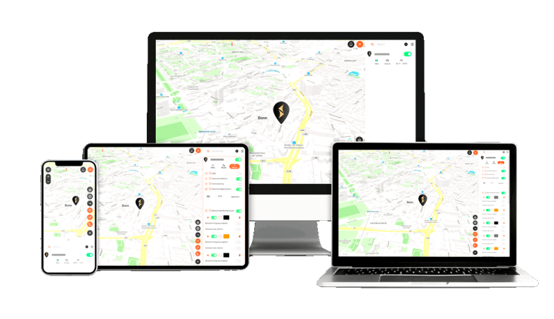 FINDER Portal Nutzung mit Mockups an verschiedenen Endgeräten