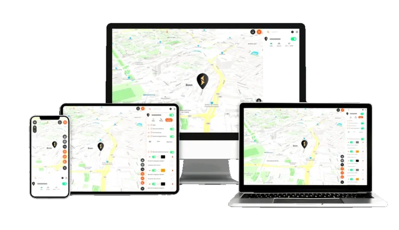 FINDER Portal Nutzung mit Mockups an verschiedenen Endgeräten