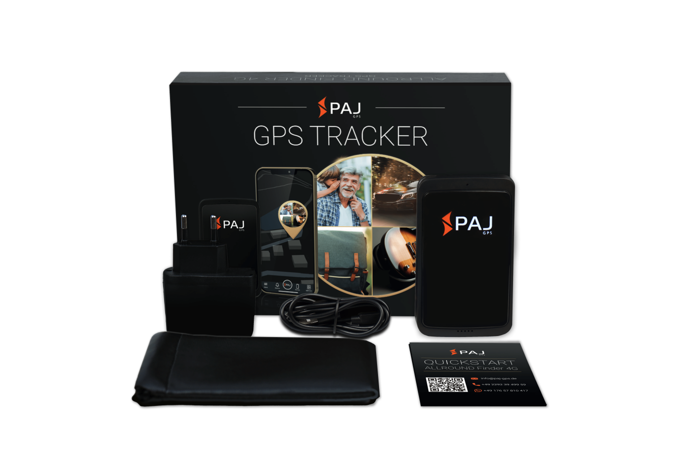 Lieferumfang ALLROUND Finder 4G PAJ GPS Tracker