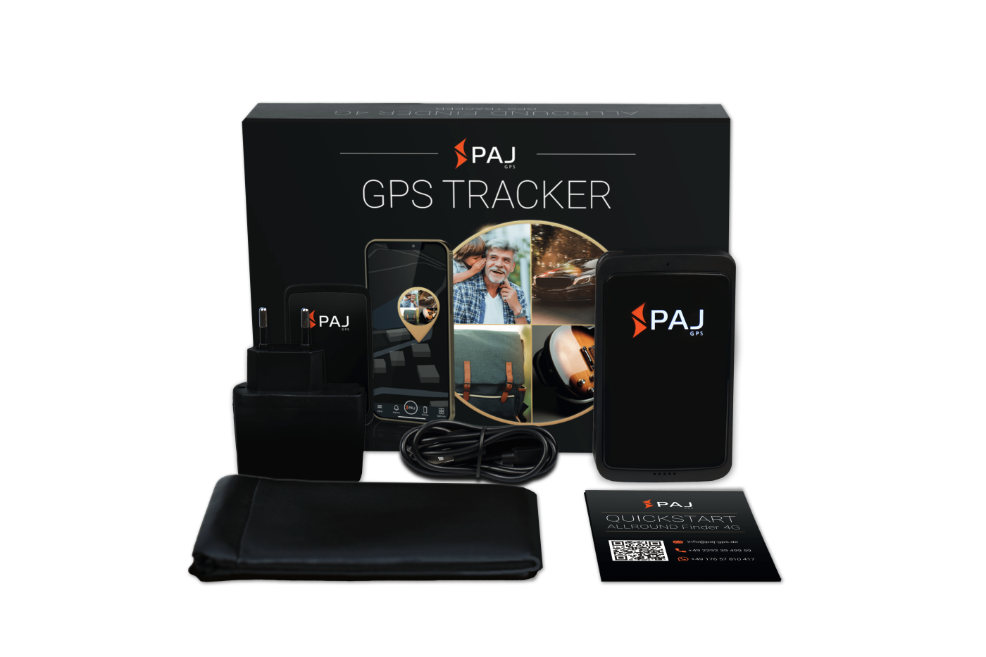 Lieferumfang ALLROUND Finder 4G PAJ GPS Tracker
