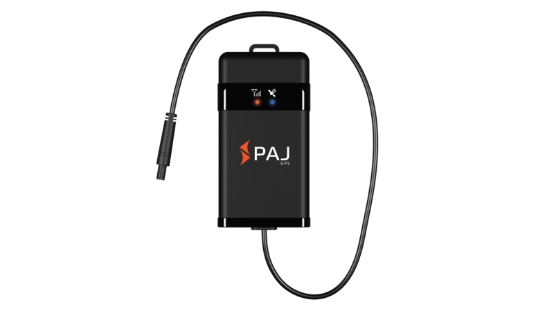 Produktbild Vorderseite mit Kabel PAJ VEHICLE Finder 4G 2.0