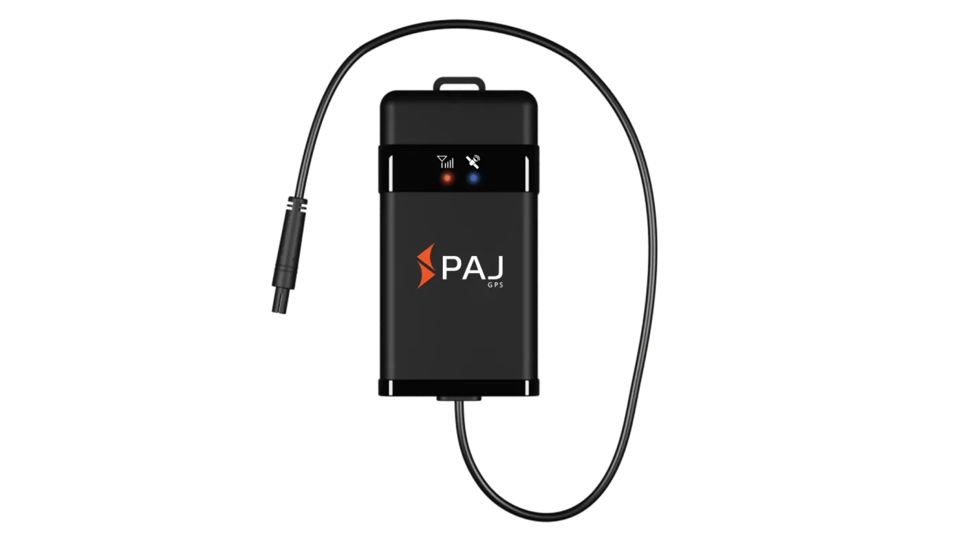 Produktbild Vorderseite mit Kabel PAJ VEHICLE Finder 4G 2.0