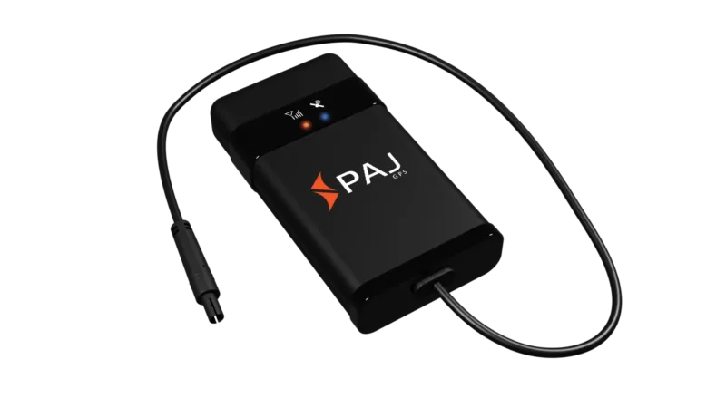 Produktbild liegend mit Kabel PAJ VEHICLE Finder 4G 2.0