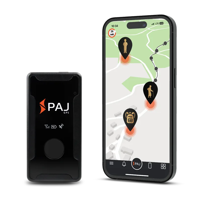 Bild des EASY Finder 4G -Geräts, einem kompakten GPS-Tracker