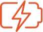 Akku Icon auf transparentem Hintergrund