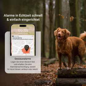 Geozaun-Benachrichtigungen PET Finder 4G