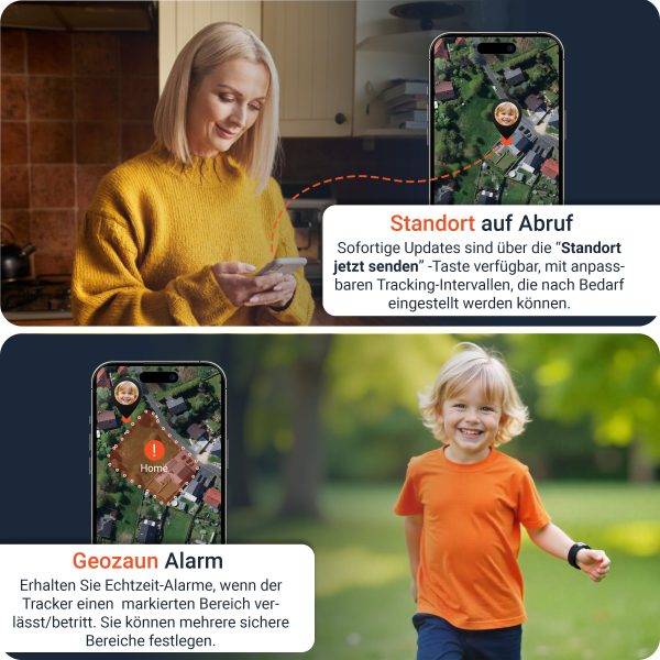 Standortabruf und Geozaun Funktionen PAJ SMARTWATCH Finder 4G PAJ GPS Tracker