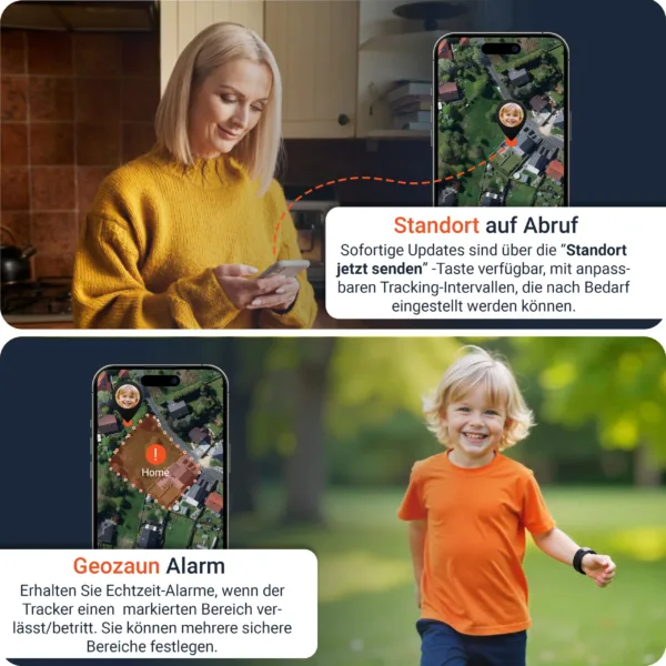 Standortabruf und Geozaun Funktionen PAJ SMARTWATCH Finder 4G PAJ GPS Tracker