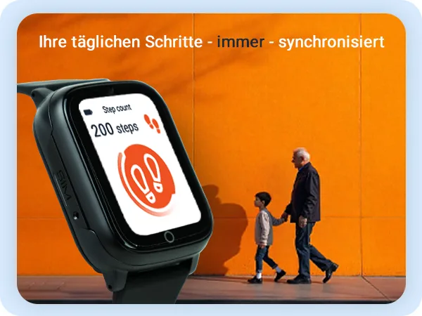 Schrittezähler mit dem PAJ SMARTWATCH Finder 4G PAJ GPS Tracker