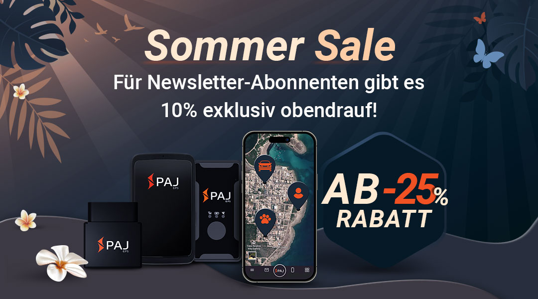 Sommer Sale im PAJ GPS Tracker Shop