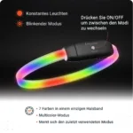 Mehrere Farben PAJ LIGHT in schwarz: LED Halsband für Hunde von PAJ GPS