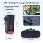 PAJ GPS Tracker: LED BICYCLE Finder 4G Eigenschaften