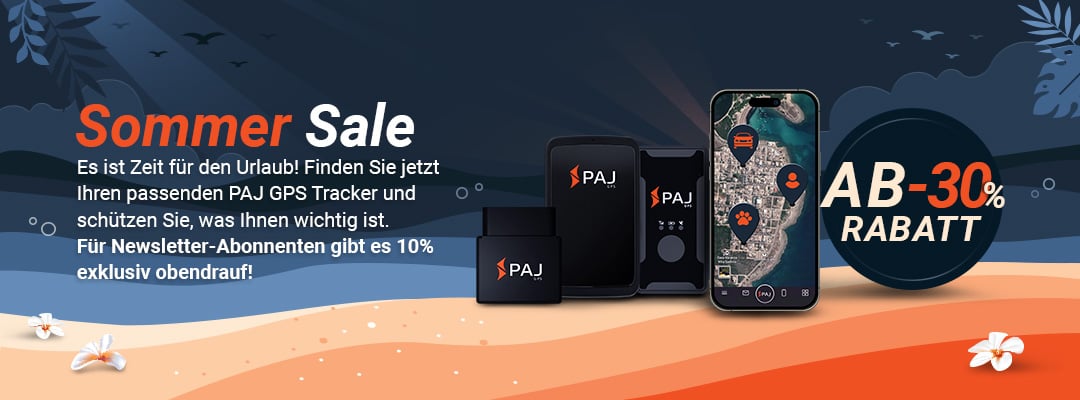Sommer Sale im PAJ GPS Tracker Shop