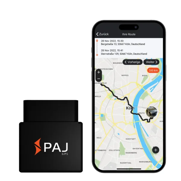 Elektronisches Fahrtenbuch: OBD2-Tracker (Plug & Play)