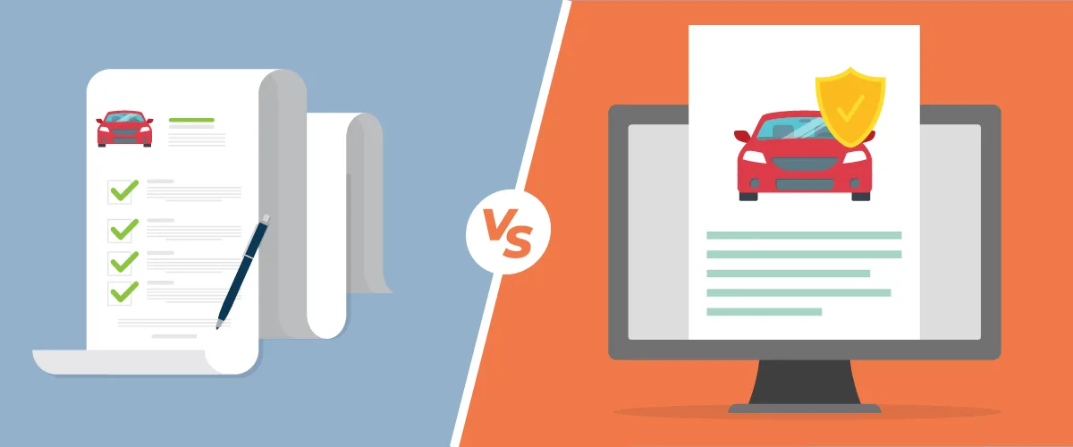 Papier vs. digitale Dokumentation beim Firmenfahrzeug Leasing