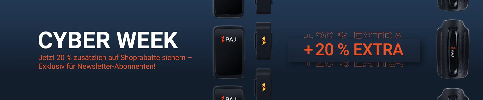 Cyber Week im PAJ GPS Tracker Shop!