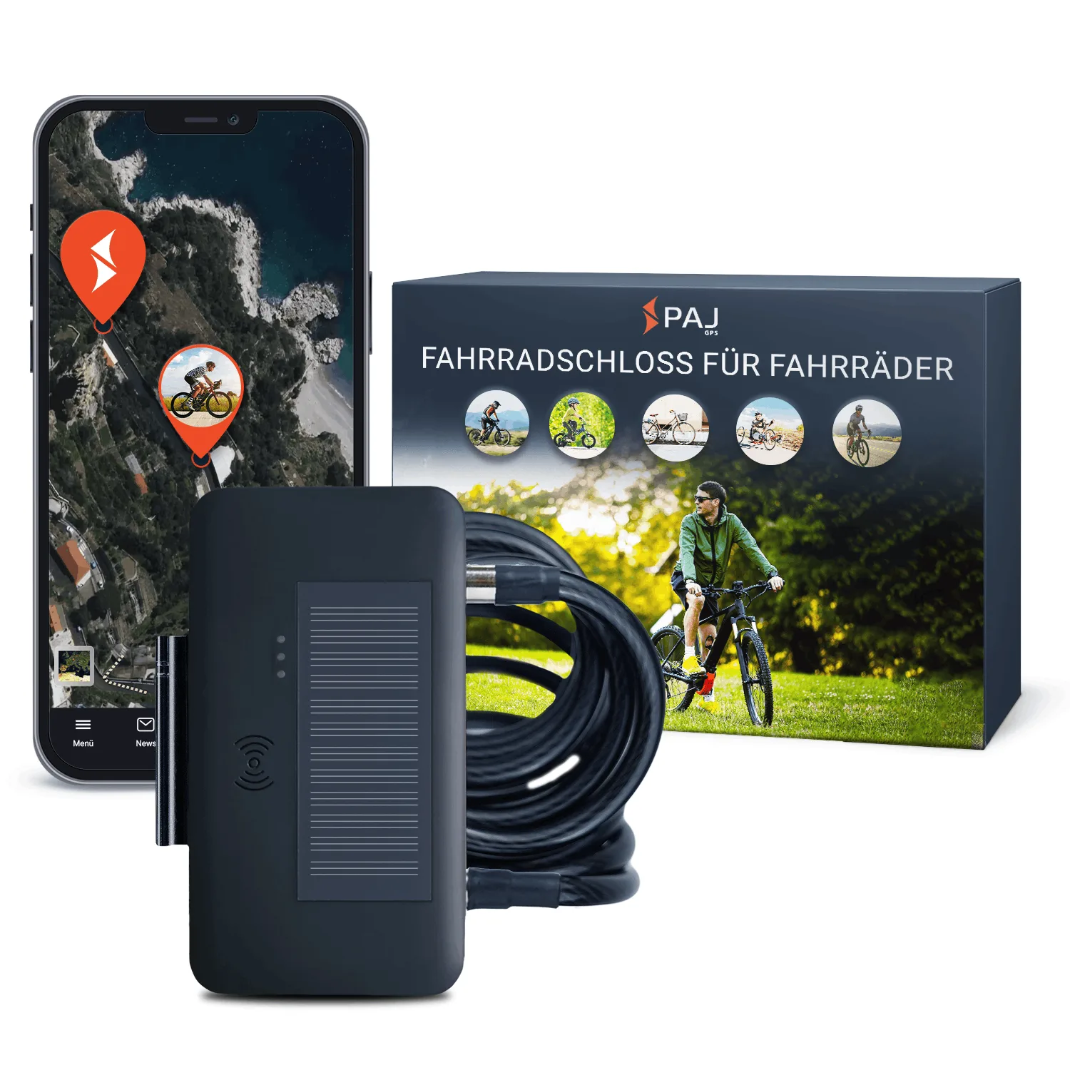 LOCK BICYCLE Finder 4G: PAJ GPS Tracker für Fahrräder