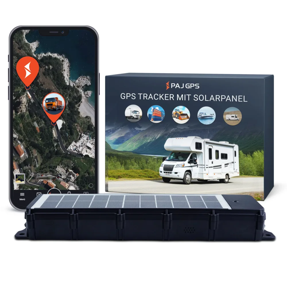 SOLAR Finder 4G PAJ GPS Tracker für Fahrzeuge & Container