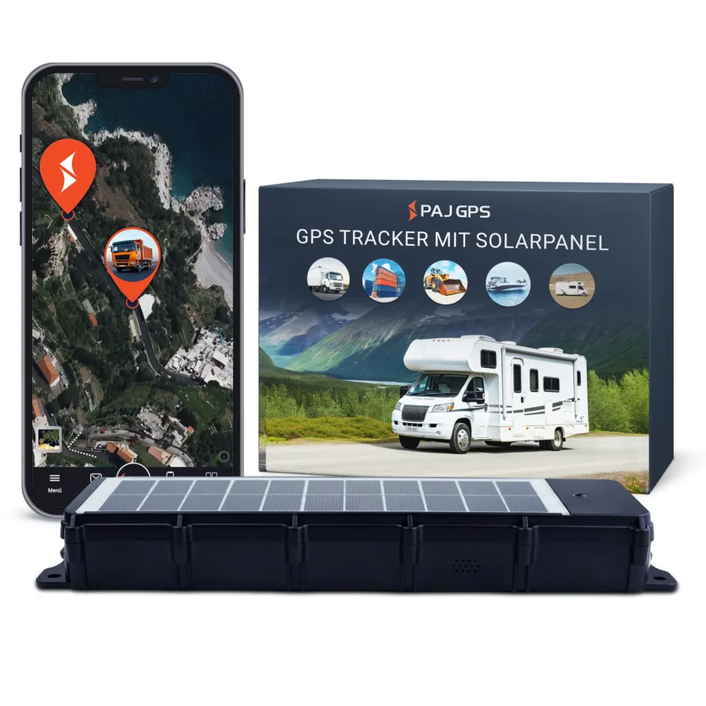 SOLAR Finder 4G PAJ GPS Tracker für Fahrzeuge & Container