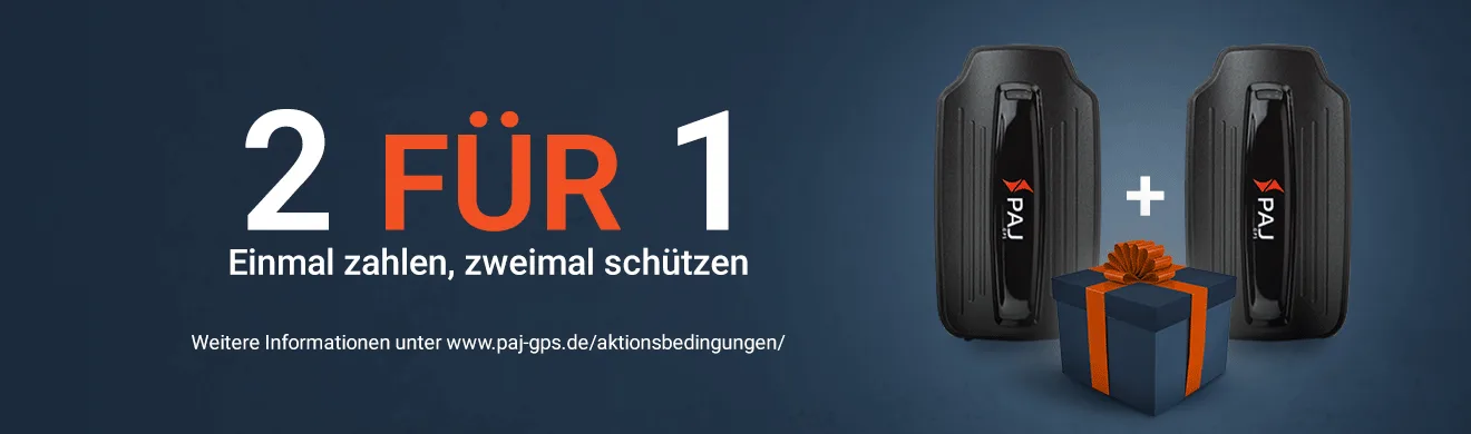 2 für 1 im PAJ GPS Tracker Shop
