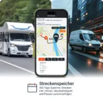 SOLAR Finder 4G PAJ GPS Tracker: Streckenspeicher