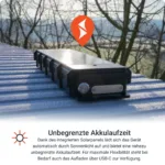 SOLAR Finder 4G PAJ GPS Tracker: Unbegrenzte Akkulaufzeit