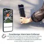 SOLAR Finder 4G PAJ GPS Tracker: Alarme