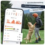 PET Finder 4G Mini: pettracker mit Gesundheits- & Aktivitätsmonitoring