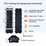 SOLAR Finder 4G PAJ GPS Tracker: Spezifikationen