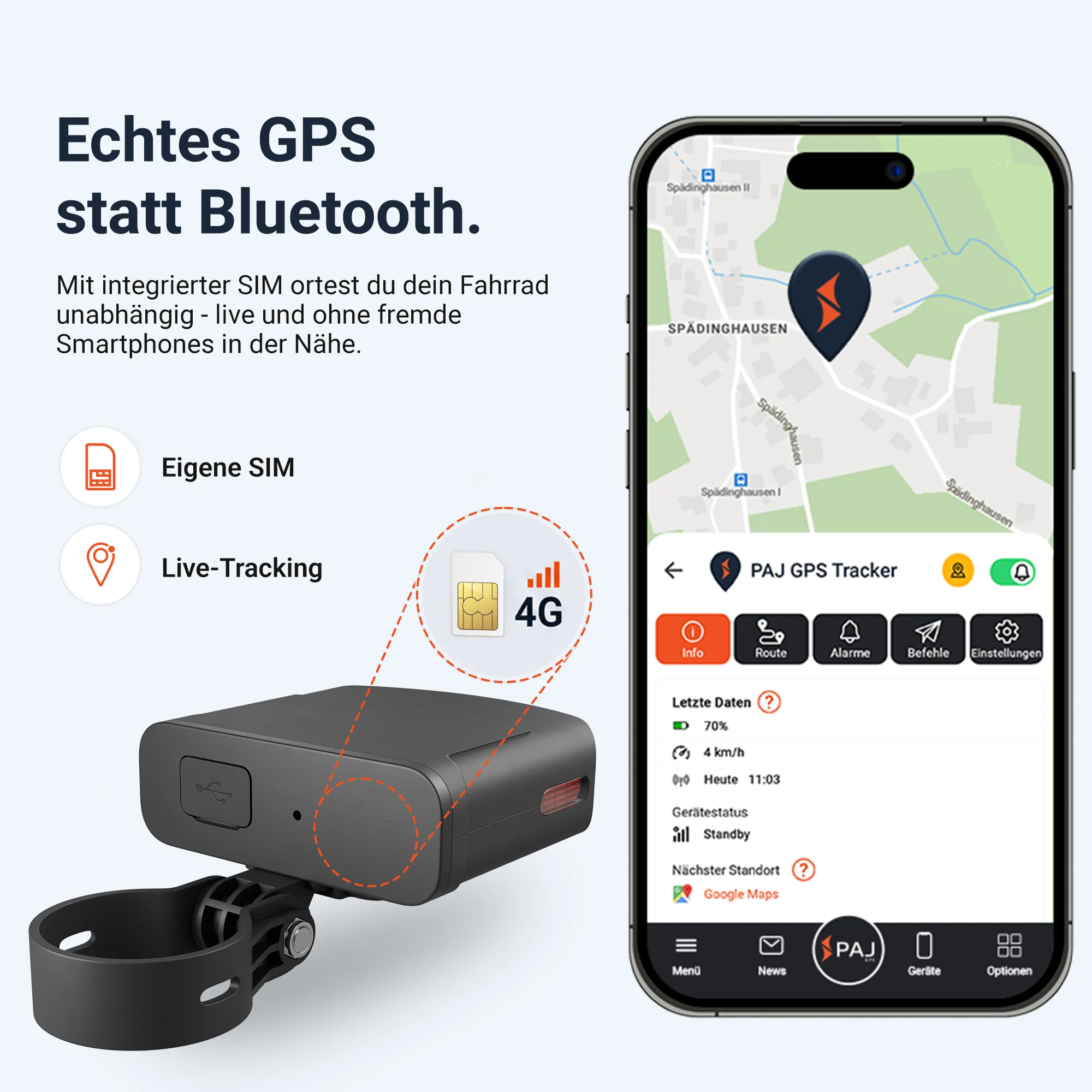 PAJ LED BICYCLE Finder 4G - Bild 5