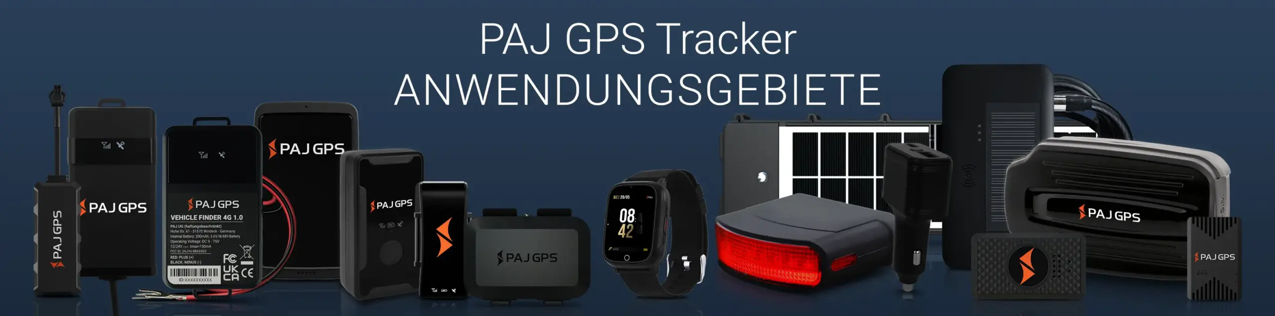 Anwendungsgebiete PAJ GPS Tracker