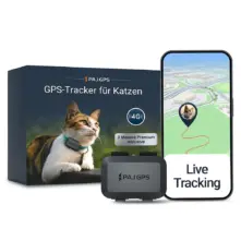 Die Verpackung des PAJ GPS Pet Finder 4G Mini