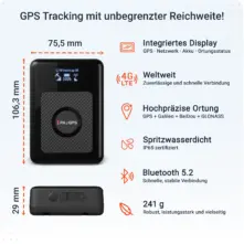Details: POWER Finder 4G 2.0 PAJ GPS Tracker