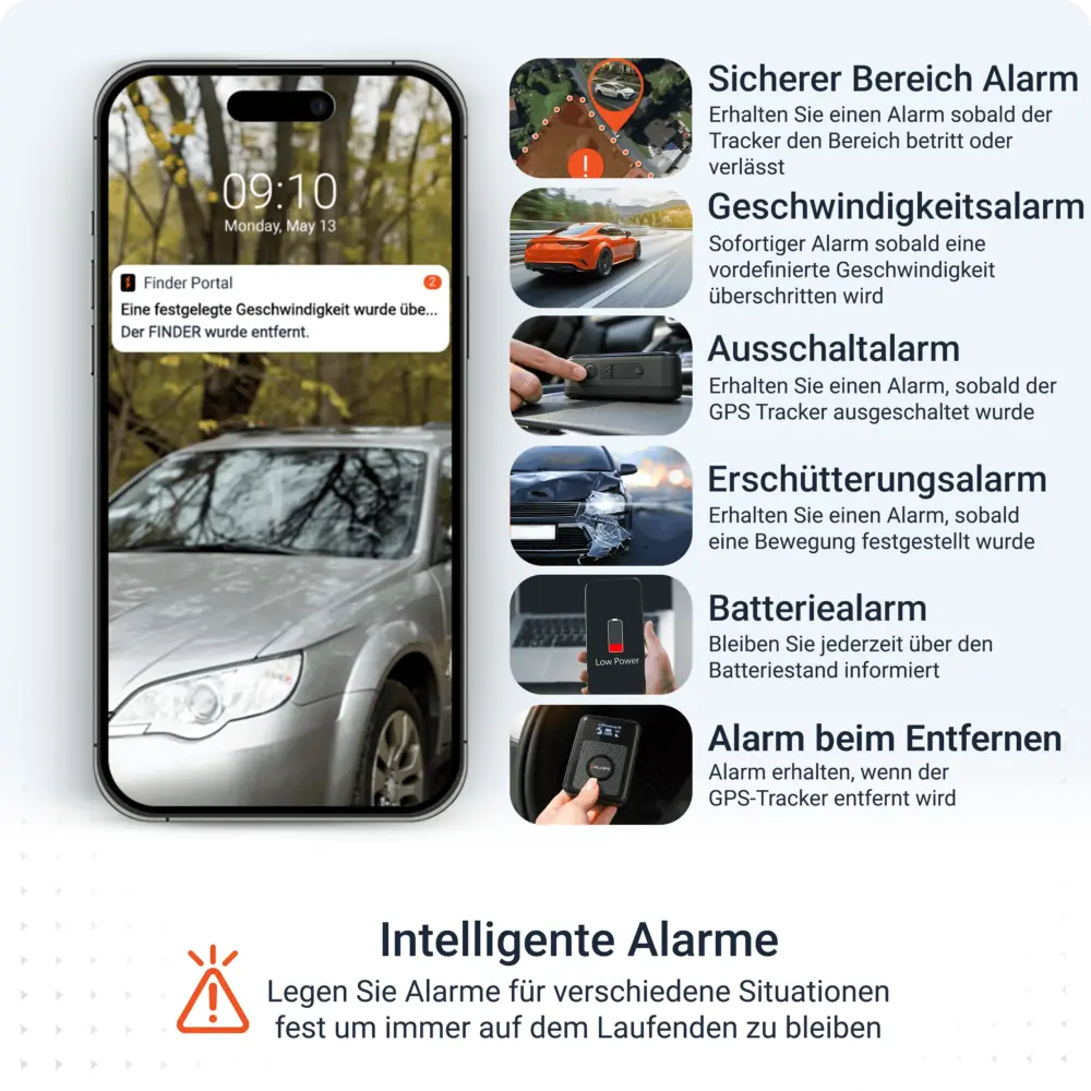 Alarme: POWER Finder 4G 2.0 PAJ GPS Tracker
